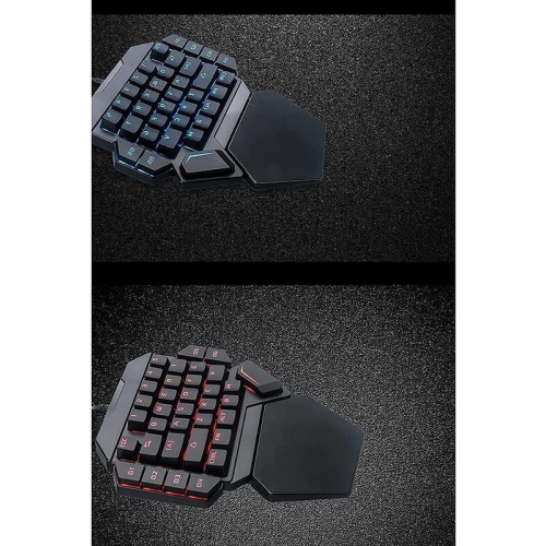 One-Hand Mechanical Gaming Keyboardsmall Gaming Keyboard 35 Keys with Hand Rest