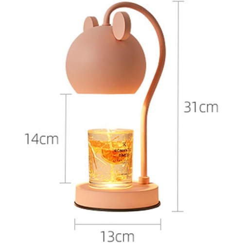 Candle Warmer Lamp, Dimmable Candle Lamp, to Fit Small Crafted for Any Home Décor, to Fit Small & Large Jar Candles