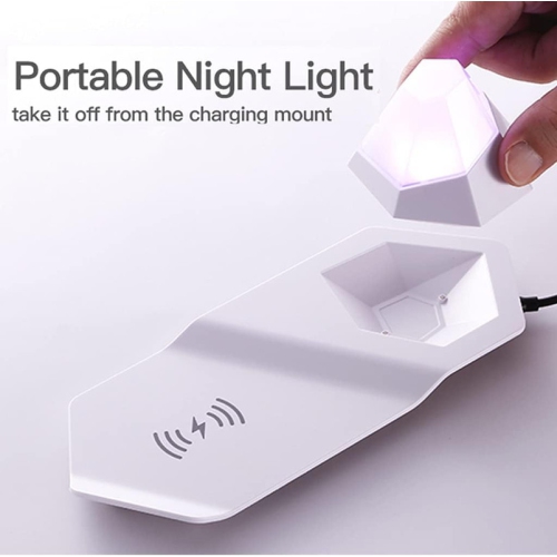 2 in 1 Multifunctional LED Lamp USB Charging Port Control Magnet Lamp Night Light