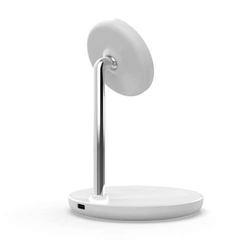 2-in-1 Magnetic Wireless Charger Stand Compatible with iPhone 15/14/13/12 Series/Airpods 2/3/Pro