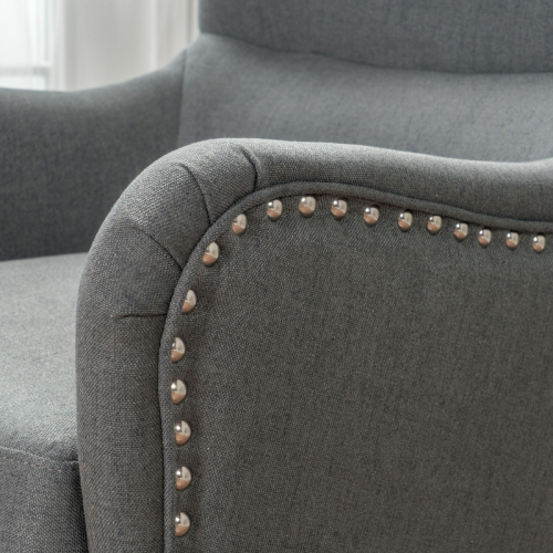 HI-BACK Studded Chair,Arm Chair,Living-room, Study and Bedroom