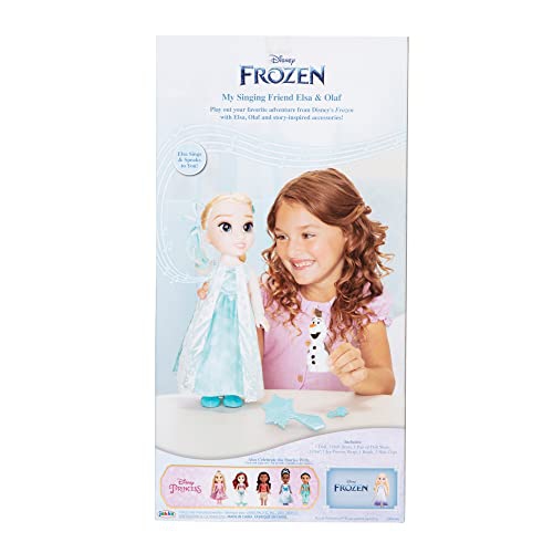 Disney Frozen Elsa Doll Classic My Singing Friend Elsa Doll & Olaf Figure