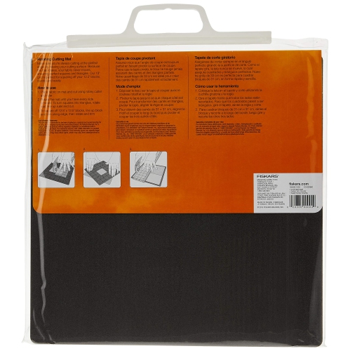 Fiskars Rotating Cutting Mat - 14" x 14" Grid to Cut Fabric Squares Easily - Perfect for Quilting, Sewing and Craft Proj