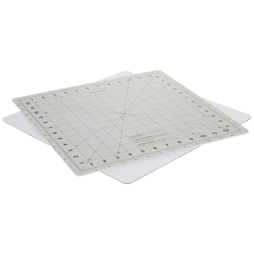 Fiskars Rotating Cutting Mat - 14" x 14" Grid to Cut Fabric Squares Easily - Perfect for Quilting, Sewing and Craft Proj