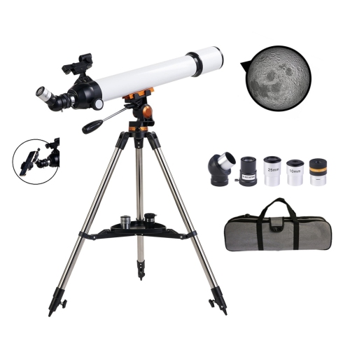 Starfield Horizon Series 70mm Beginner Telescope - White
