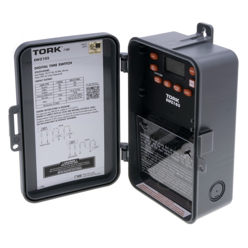 NSI TORK EWZ103 Multipurpose Control 7-Day Astronomic Digital Timer Switch