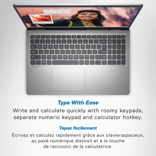 Dell Inspiron 3530 15.6" FHD Laptop - Intel Core i7-1355U - 16GB - 512GB PCIe SSD - Windows 11 - Gray/Black - 2 Years Warranty by DELL - Refurbished condition - Image 4
