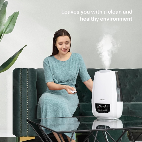 Cool Mist Humidifier, 6L Quiet Ultrasonic Humidifier for Bedroom