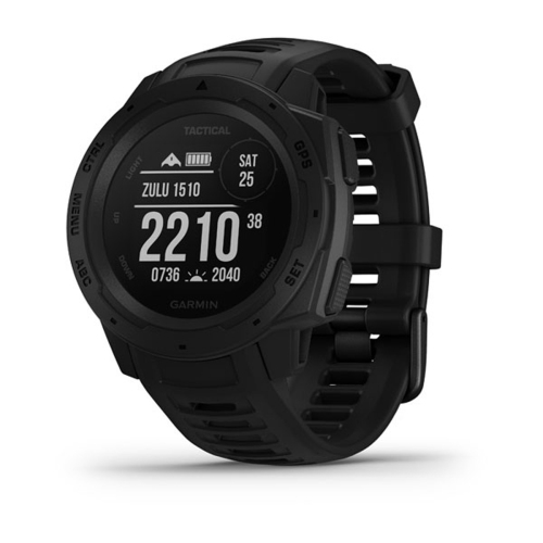 Remis à neuf - Montre intelligente GPS Instinct Rugged de Garmin - Édition tactique, noir