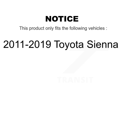 Front Right Lower Suspension Control Arm Ball Joint Assembly 72-CK622035 For 2011-2020 Toyota Sienna