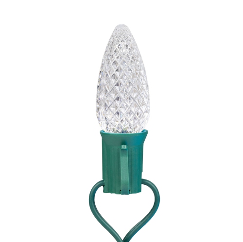 Novelty Lights C9 RGBWW Christmas Lights, 25 Feet Color Changing LED String, 25 Bulbs with 7 Colors Plus Dynamic Effects, Commercial Grade Faceted