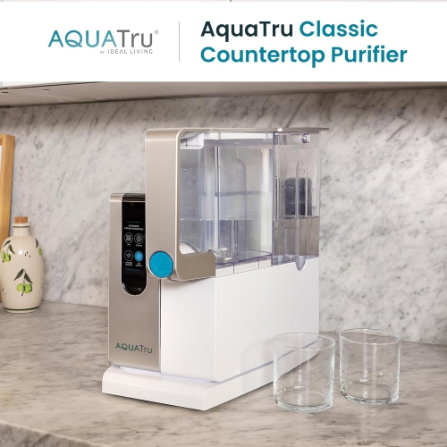 AquaTru Classic Countertop Water Filtration Purification System for PFAS & Other Contaminants with Exclusive Ultra Reverse Osmosis Technology BPA Free