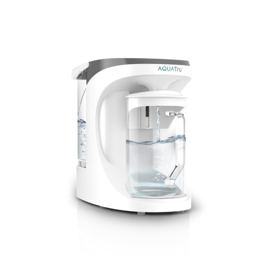 Carafe Aqua TRU | Purificateur d'eau de comptoir pour PFAS et autres contaminants avec technologie exclusive d'osmose inverse en 4 étapes Sans BPA