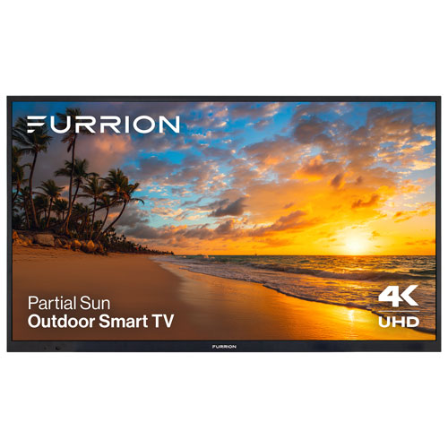 Téléviseur intelligent d'extérieur HDR DEL UHD 4K de 75 po Aurora Partial Sun de Furrion - 2021