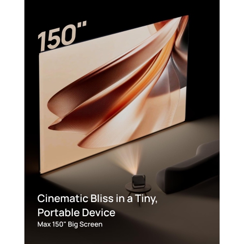 Projecteur portatif d'extérieur Elfin Flip de XGIMI avec support réglable, cinéma maison, Netflix sous licence, Smart Mini pour téléphone,