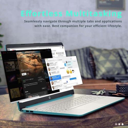 HP 15.6" FHD Laptop - AMD Ryzen 5 5500U - 16GB DDR4 - 256GB PCIe SSD - AMD Radeon Graphics - Windows 11 - Blue by HP - Open Box condition - Image 5