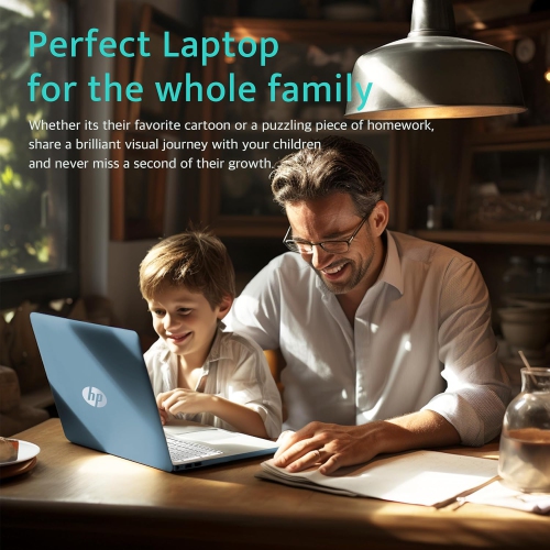 HP 15.6" FHD Laptop - AMD Ryzen 5 5500U - 16GB DDR4 - 256GB PCIe SSD - AMD Radeon Graphics - Windows 11 - Blue by HP - Open Box condition - Image 7