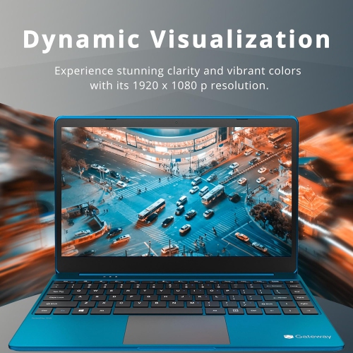 Open Box - GATEWAY 14.1" Ultra Slim IPS FHD Display, Intel Core i5-1135G7 Processor, 512GB PCIe SSD, 16GB RAM, Intel Iris Xe Graphics, Camera,