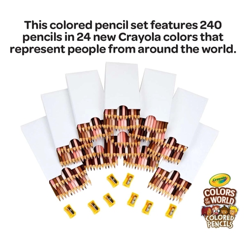 240 Colors of World Coloured Pencil Classpack