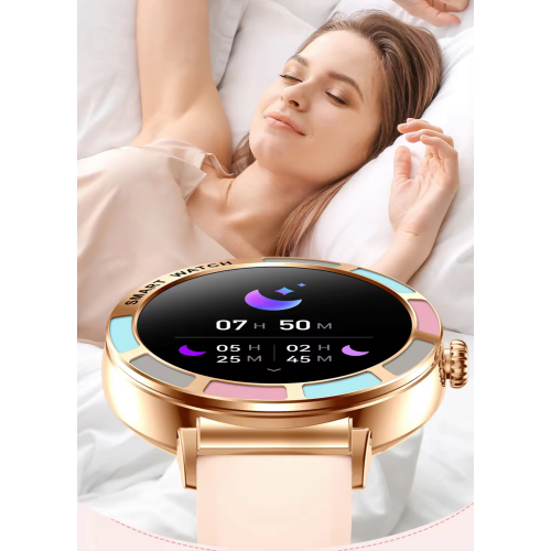 TUTT Women’s Smart Watch | Slim & Stylish Design 1.27” HD Dial | Waterproof | AI Voice Assistant | Women’s Health & Sports Tracker Smartwatch | 1