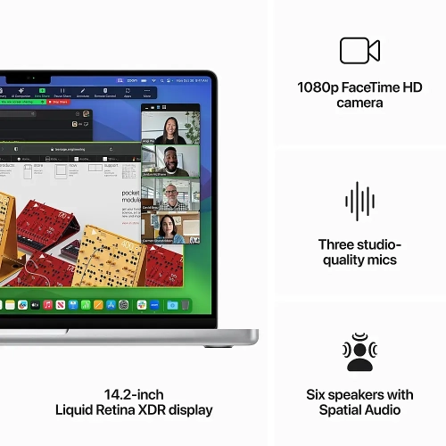 Apple MacBook Pro 14.2" (Fall 2023) - Silver (Apple M3 Pro / 1TB SSD / 18GB RAM) - English by APPLE - Refurbished condition - Image 5