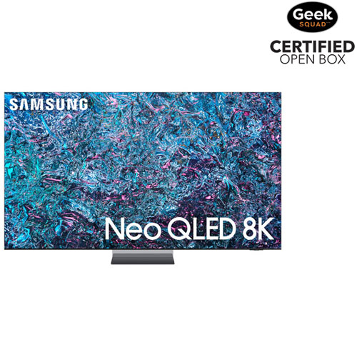 Boîte ouverte - Téléviseur intelligent Tizen HDR Neo QLED UHD 8K de 85 po de Samsung - 2024 - Noir graphite