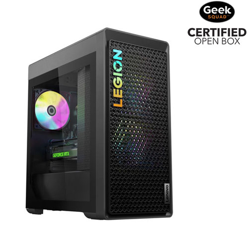 Open Box - Lenovo Legion Tower 5 Gaming PC - Storm Grey (AMD Ryzen 5 7600/16GB RAM/512GB SSD/RTX 4060)
