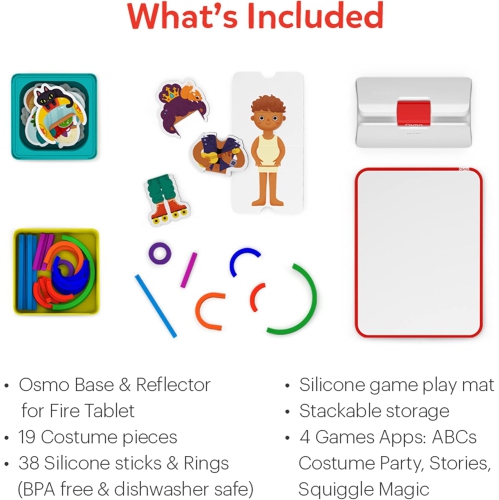 Osmo - Trousse de démarrage Little Genius&nbsp;: Aventure en mathématiques pour les premiers mois de Amazon Fire [Électronique]