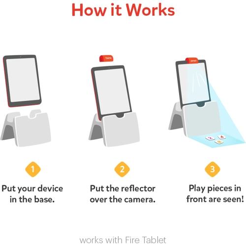 Osmo - Trousse de démarrage Little Genius&nbsp;: Aventure en mathématiques pour les premiers mois de Amazon Fire [Électronique]