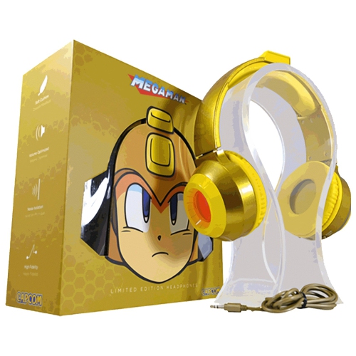 CAPCOM  Megaman: Limited Edition Headphones - [Electronics] In Gold