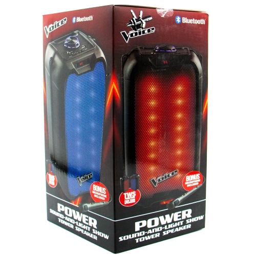 THE VOICE  : Power Light Up Bluetooth Karaoke Speaker [Electronics]