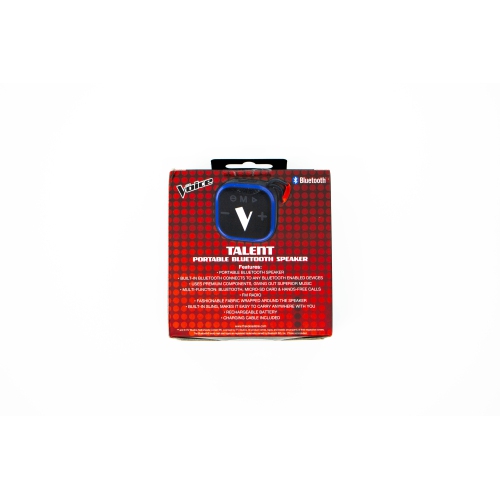 The Voice: Talent Portable Bluetooth Speaker - Black [Electronics]