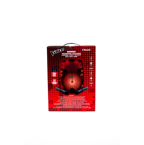 The Voice: Winner Transparent Bluetooth Karaoke Party Speaker [Electronics]