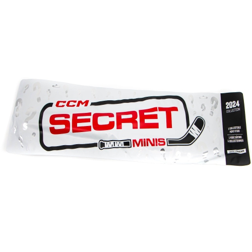 Mini bâtons de hockey CCM Secret 2024&nbsp;: Pour gaucher – 1 bâton aléatoire