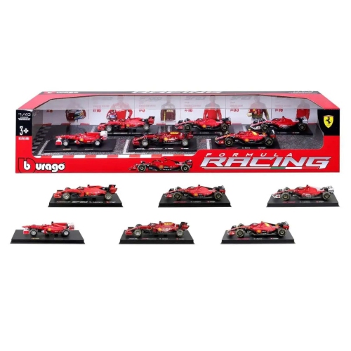 Bburago Ferrari Racing Formula 1 F1 1:43 Scale Die-Cast 6 Cars Set Exclusive