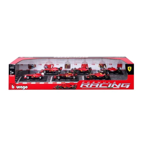 Bburago Ferrari Racing Formula 1 F1 1:43 Scale Die-Cast 6 Cars Set Exclusive
