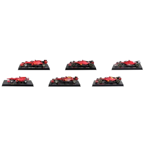 Bburago Ferrari Racing Formula 1 F1 1:43 Scale Die-Cast 6 Cars Set Exclusive