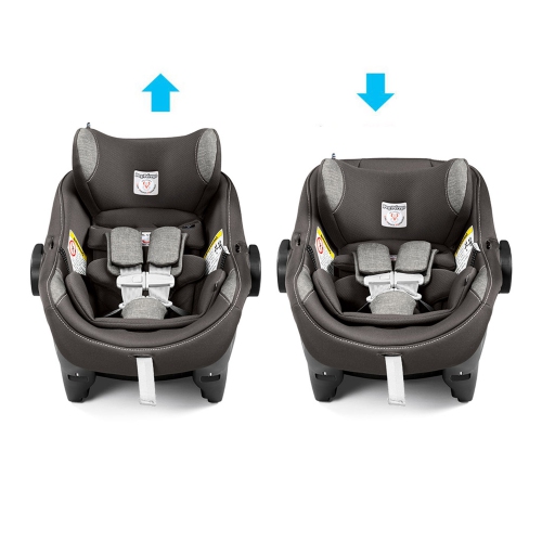 Siège d'auto pour bébé Primo Viaggio Nido 4-35 de Peg Perego – Réglisse en cuir écologique