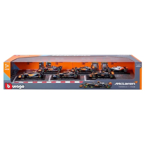Bburago McLaren Racing Formula 1 - 6 Cars Exclusive Set - 2023