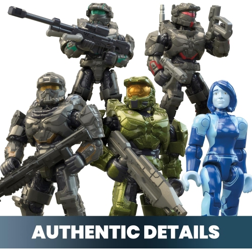 MEGA Halo: Fleetcom Warthog - Ensemble de blocs de construction de 462 pièces