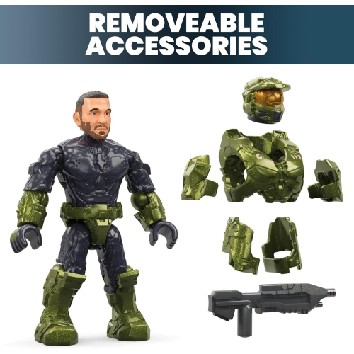 MEGA Halo: Fleetcom Warthog - Ensemble de blocs de construction de 462 pièces