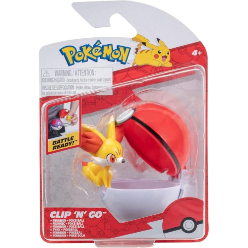 Pokemon: Clip 'N' Go - Fennekin and Poke Ball