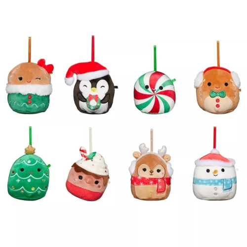 Squishmallows: 8-Pack Holiday Ornament 2023 Set