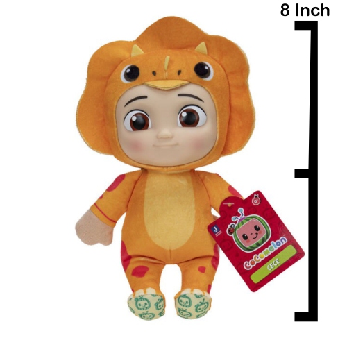 CoComelon: Little 8 Inch Plush - Dino Cece
