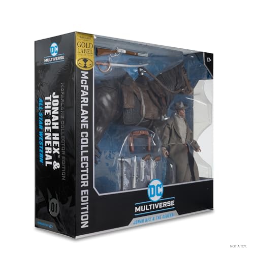 DC Multiverse 6 Inch Action Figure 2-pack Exclusive - Jonah Hex With The General Gold Label