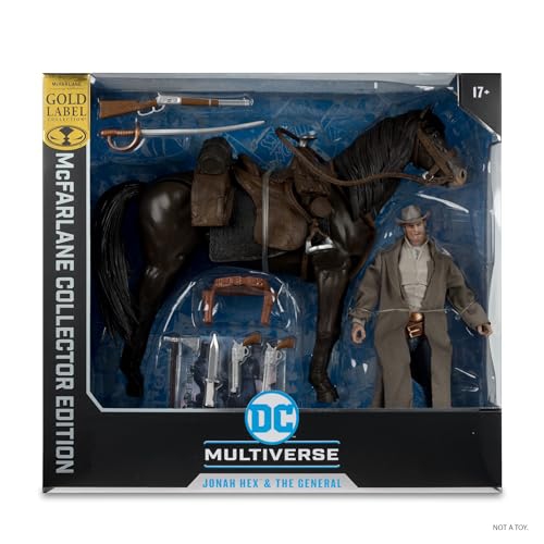 DC Multiverse 6 Inch Action Figure 2-pack Exclusive - Jonah Hex With The General Gold Label