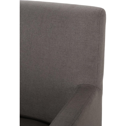 Armchair, Dark Gray + Espresso