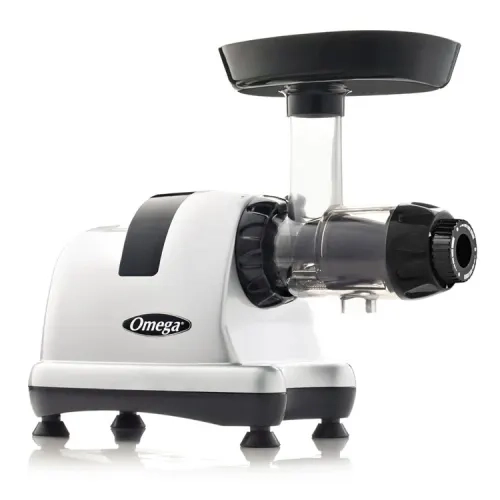 Omega MM900HDS High Yield Slow Masticating Medical Juicer with Adjustable Dial,Celery Cap,Silver