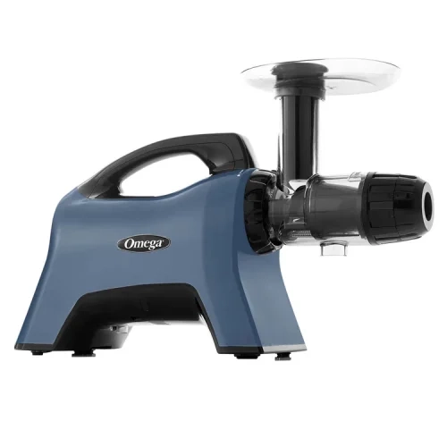 Oméga – Centrifugeuse lente MM1500BL13 sans BPA avec bouchon de céleri, bleu, 200&nbsp;W
