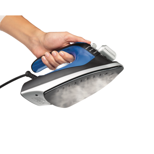 Défroisseur à vapeur 2-en-1 1200&nbsp;W de Hamilton Beach, bleu/noir